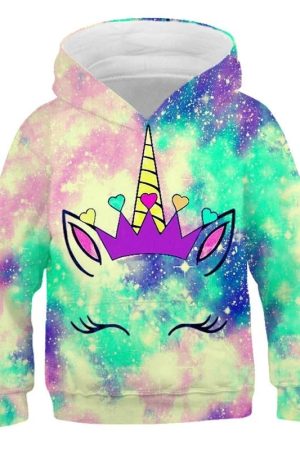 Bluza jednorożec dla dziewczynki księżniczki