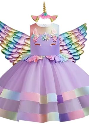 Opaska jednorożec fioletowa cosplay dla dziewczynki