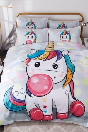 Pościel jednorożec dla dziewczynki kawaii