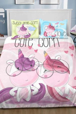 Pościel jednorożec kawaii dla dzieci