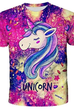 T-shirt jednorożec z motywem jednorożca